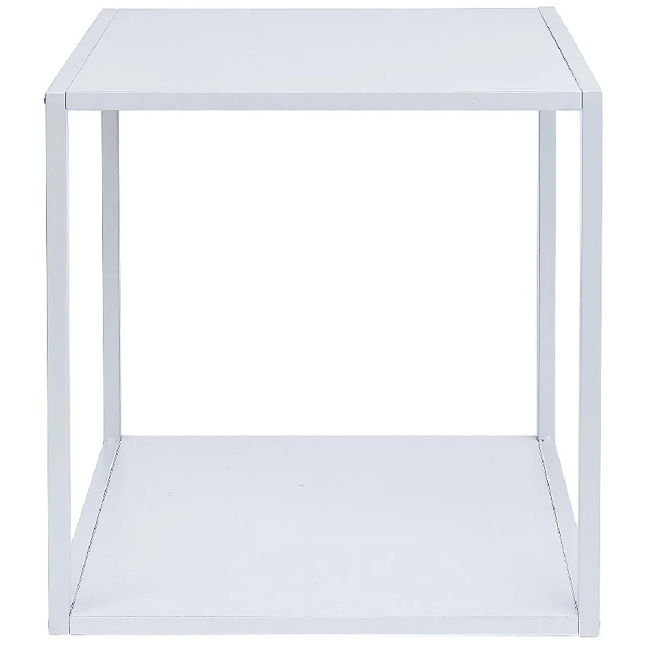 Gifi Rangement|Structure Box Cube 35x30x35cm métal blanc