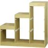 Gifi Rangement|Structure de rangement en bois 6 compartiments L97x44xH94cm