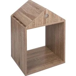 Gifi Rangement|Structure maison enfant Box Cube bois marron