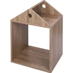 Gifi Rangement|Structure maison enfant Box Cube bois marron