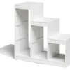 Gifi Rangement|Structure pour bac de rangement 6 cases bois blanc