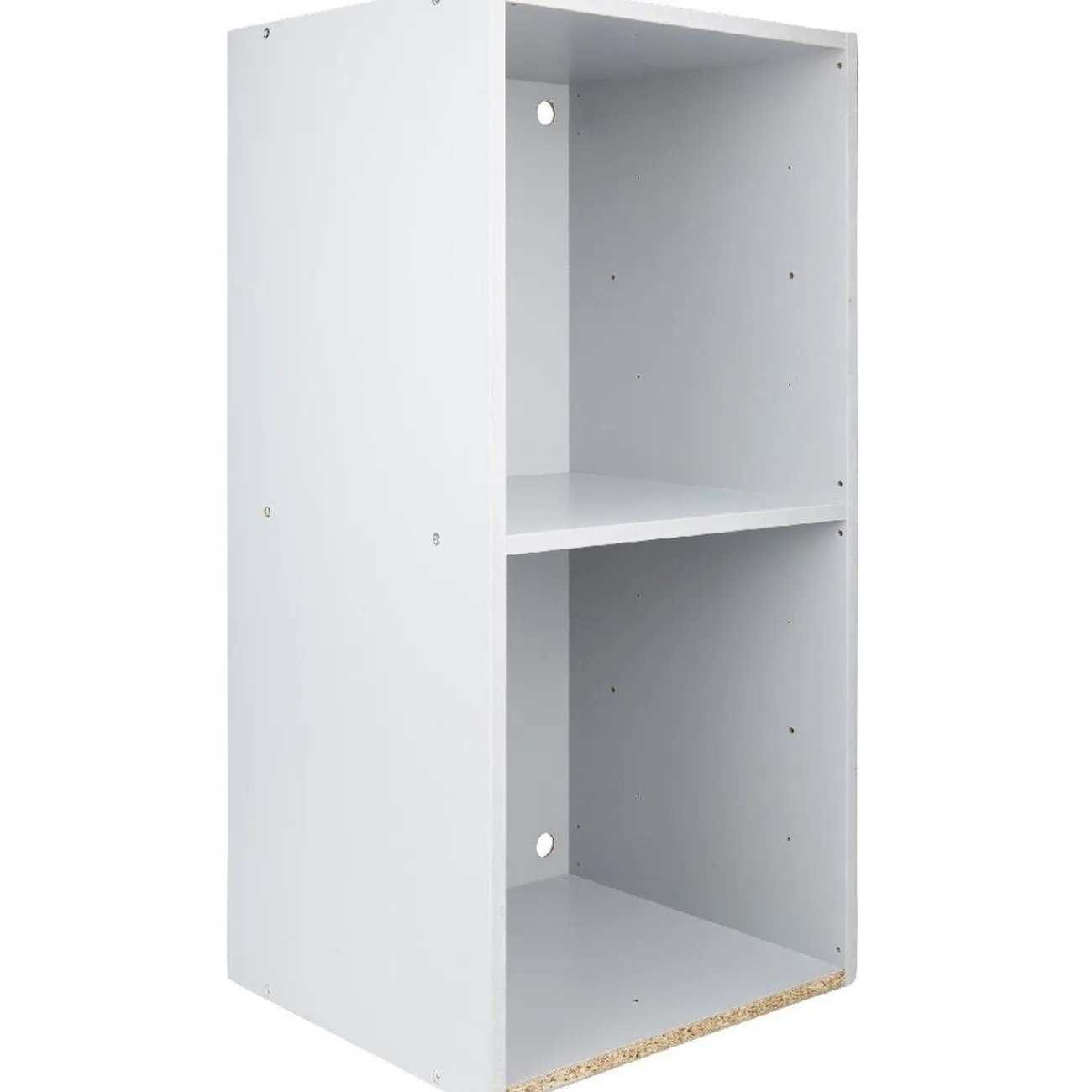 Gifi Rangement|Structure étagère 2 cases bois gris