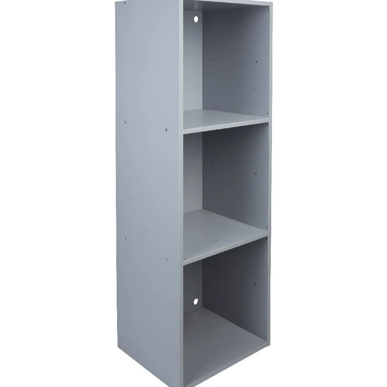 Gifi Rangement|Structure étagère 3 cases bois gris