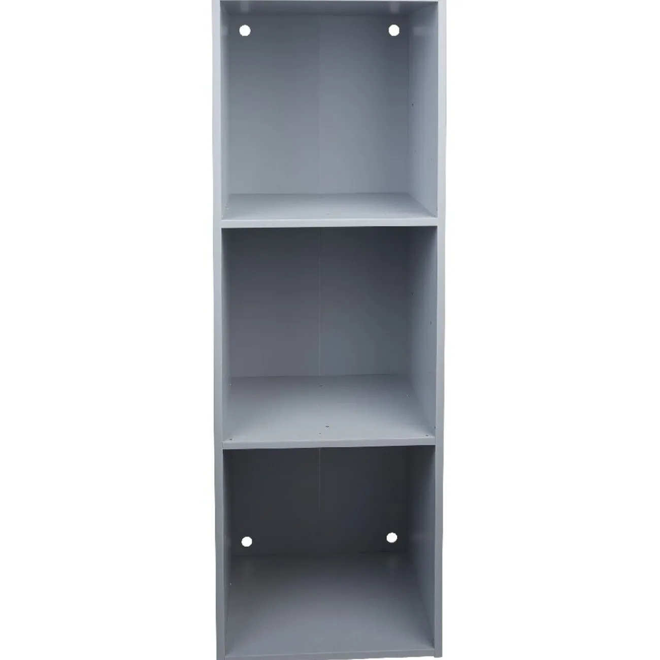 Gifi Rangement|Structure étagère 3 cases bois gris