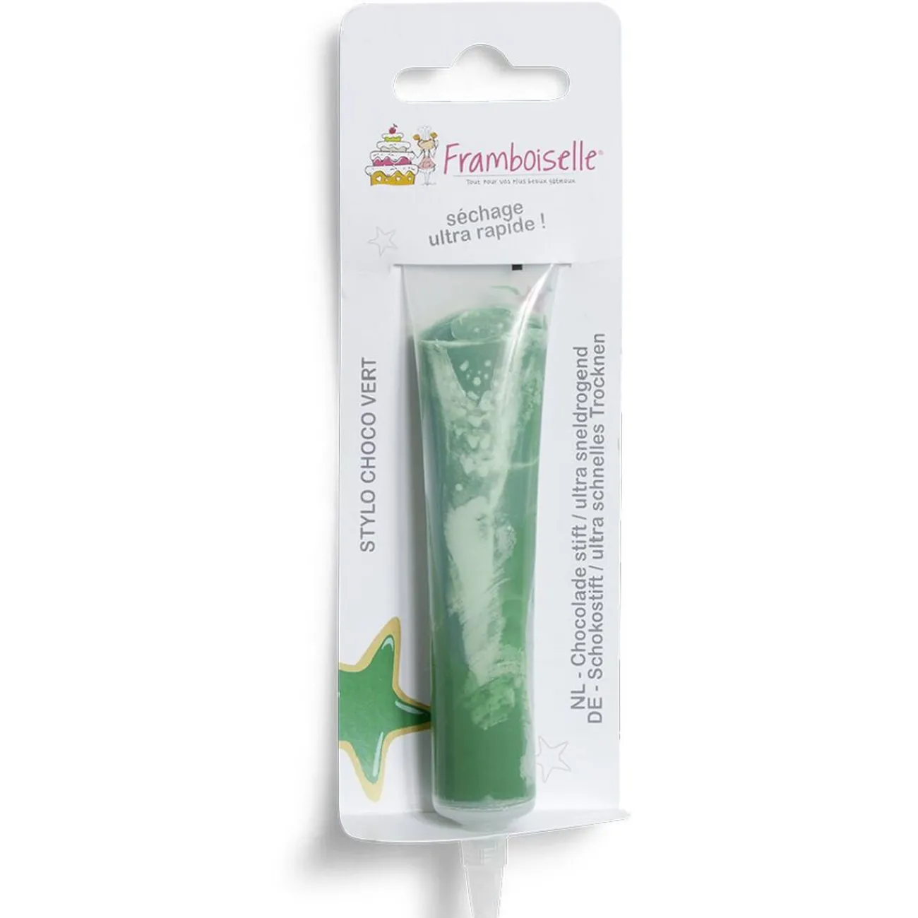 Gifi Stylo à pâtisserie choco vert Framboiselle 25g