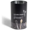 Gifi Support à ustensiles en métal noir design Kitchen tools Ø11xH17,4cm