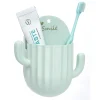 Gifi Aménagement Salle De Bain^Support brosse à dents adhésif forme cactus