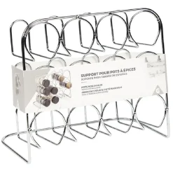 Gifi Support en acier pour pots à épices