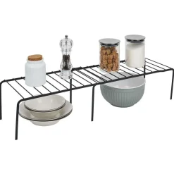 Gifi Support extensible en métal noir - L.43/69xl.20xH.14,5cm