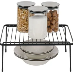 Gifi Support extensible en métal noir - L.43/69xl.20xH.14,5cm