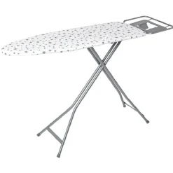 Gifi Entretien Du Linge|Table à repasser blanche motifs étoiles