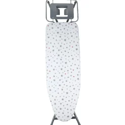 Gifi Entretien Du Linge|Table à repasser blanche motifs étoiles