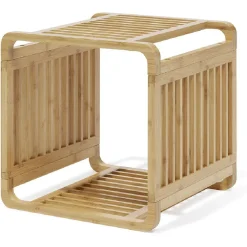 Gifi Rangement|Étagère 1 case Macao bambou naturel - L.33xP.33xH.33 cm