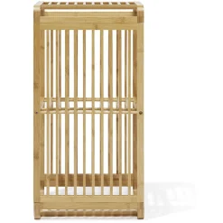 Gifi Rangement|Étagère 2 cases Macao bambou naturel - L33xH.64,5xP.33 cm