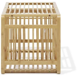 Gifi Rangement|Étagère 2 cases Macao bambou naturel - L33xH.64,5xP.33 cm