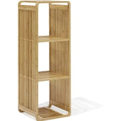 Gifi Rangement|Étagère 3 cases Macao bambou naturel - L.33xP.33xH.96cm