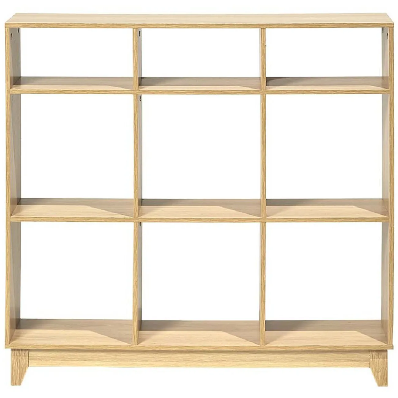 Gifi Rangement|Étagère 9 compartiment bois Dimensions: 102x29,7h96 coul nat