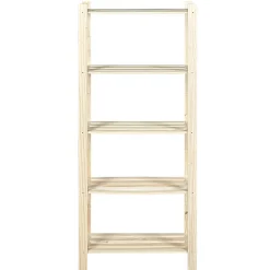 Gifi Rangement|Étagère 5 niveaux en Pin massif