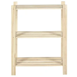Gifi Rangement|Étagère 3 niveaux en Pin massif