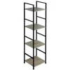 Gifi Rangement|Étagère 4 niveaux Luffi 29,1x23,5x112cm bois et métal