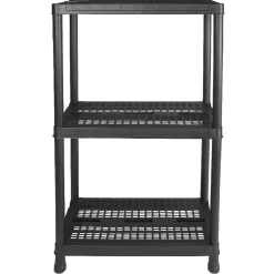 Gifi Rangement|Étagère 3 niveaux noir