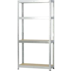 Gifi Rangement|Étagère 4 niveaux 75x30xH150cm