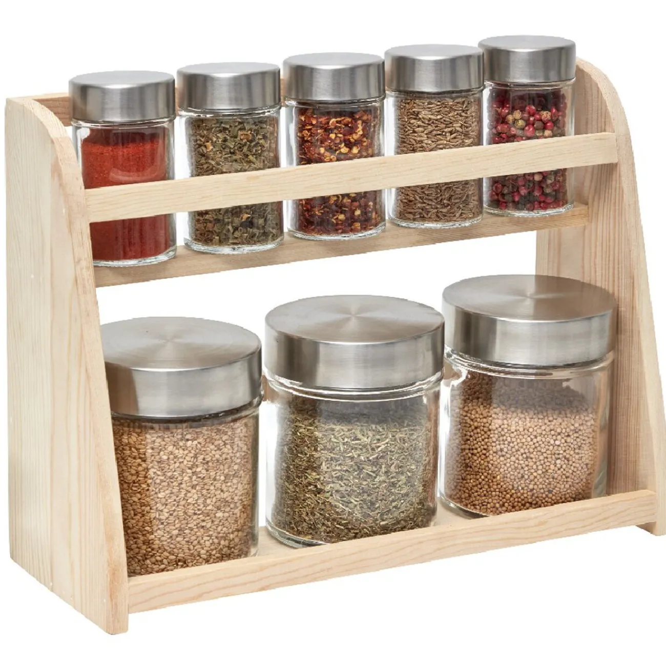 Gifi Étagère à épices et ses 8 bocaux