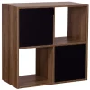 Gifi Rangement|Étagère Adam carré MDF blanche 4 cubes 60xH60x29,5cm