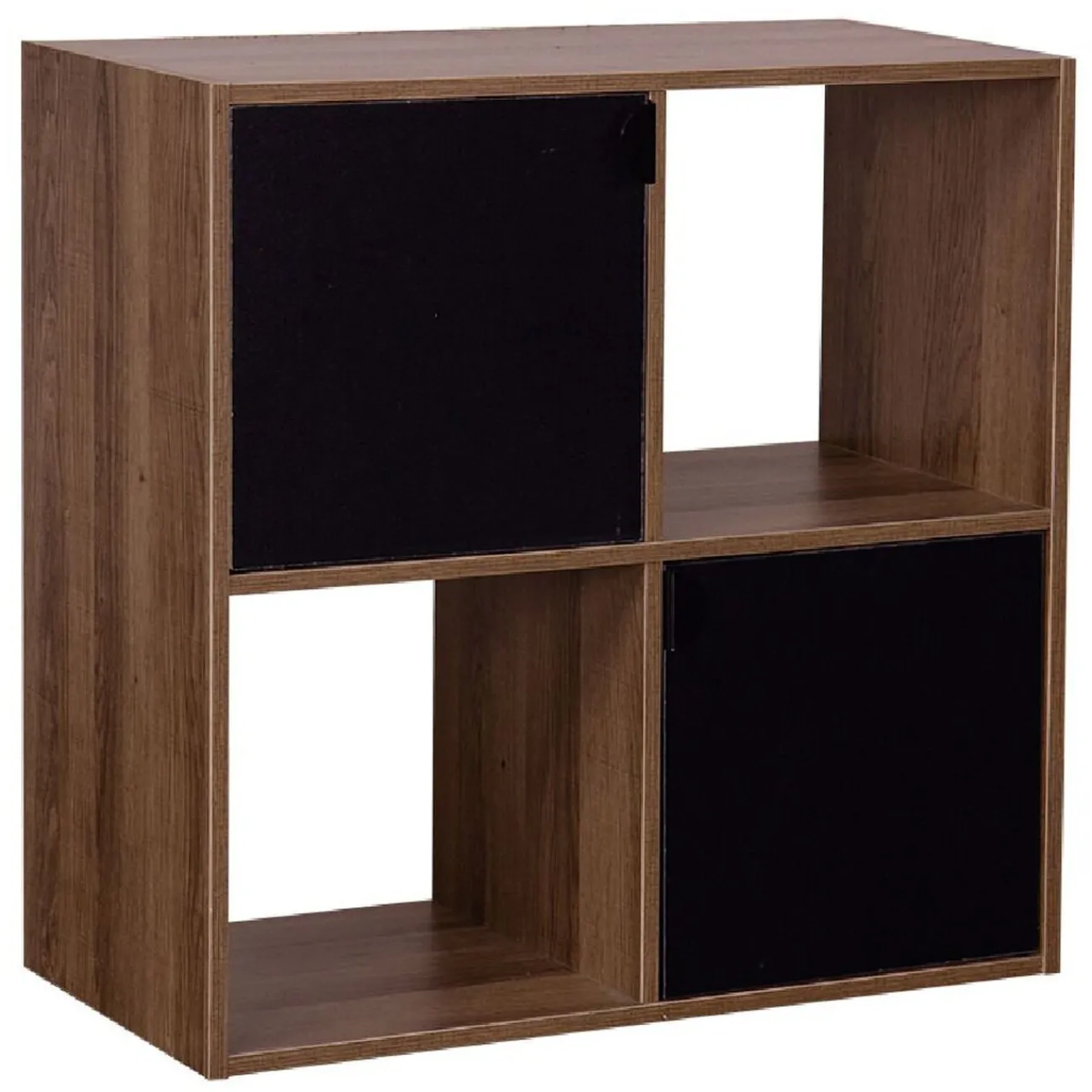 Gifi Rangement|Étagère Adam carré MDF blanche 4 cubes 60xH60x29,5cm