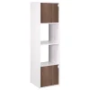 Gifi Rangement|Étagère Adam MDF blanche 4 cubes 30xH120x29,5cm