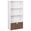 Gifi Rangement|Étagère Adam MDF blanche 4 niveaux 59xH120x29,5cm