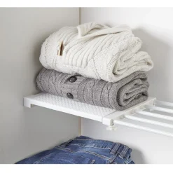 Gifi Rangement|Étagère amovible extensible blanche 38/55 cm