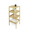 Gifi Aménagement Salle De Bain^Étagère bambou 4 niveaux