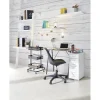 Gifi Rangement|Étagère bureau Zanora mdf blanc