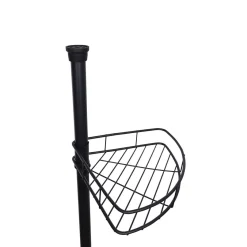 Gifi Equipement Douche^Étagère d'angle 3 niveaux métal noir