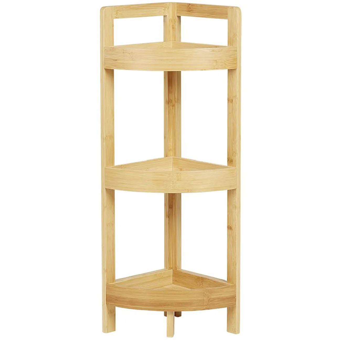 Gifi Aménagement Salle De Bain^Étagère d'angle en bambou