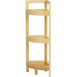 Gifi Aménagement Salle De Bain^Étagère d'angle en bambou