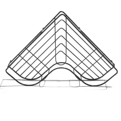 Gifi Equipement Douche^Étagère d'angle serviteur de douche 23x23cm