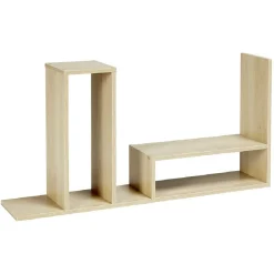 Gifi Rangement|Étagère de bureau modulable bois