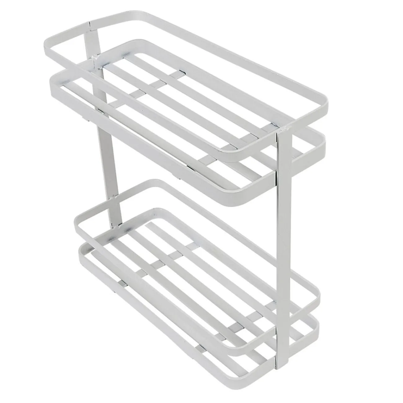 Gifi Étagère de cuisine design filaire métal blanc à poser