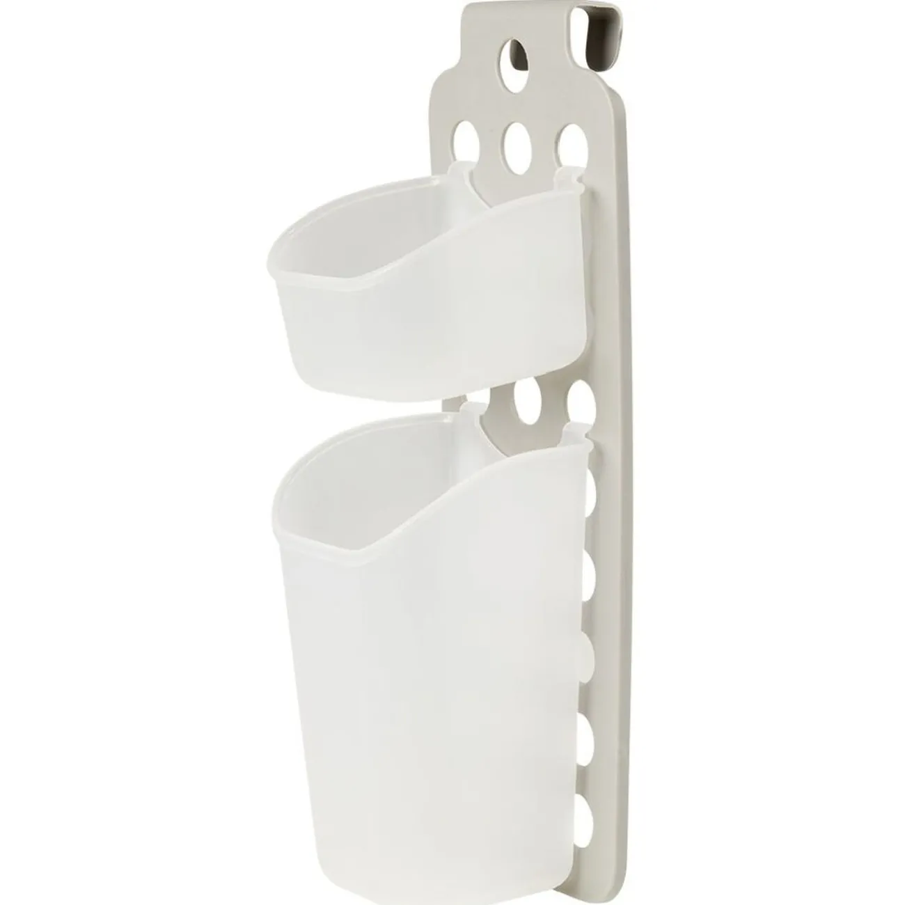 Gifi Aménagement Salle De Bain^Étagère de douche ajustable à suspendre blanc transparent