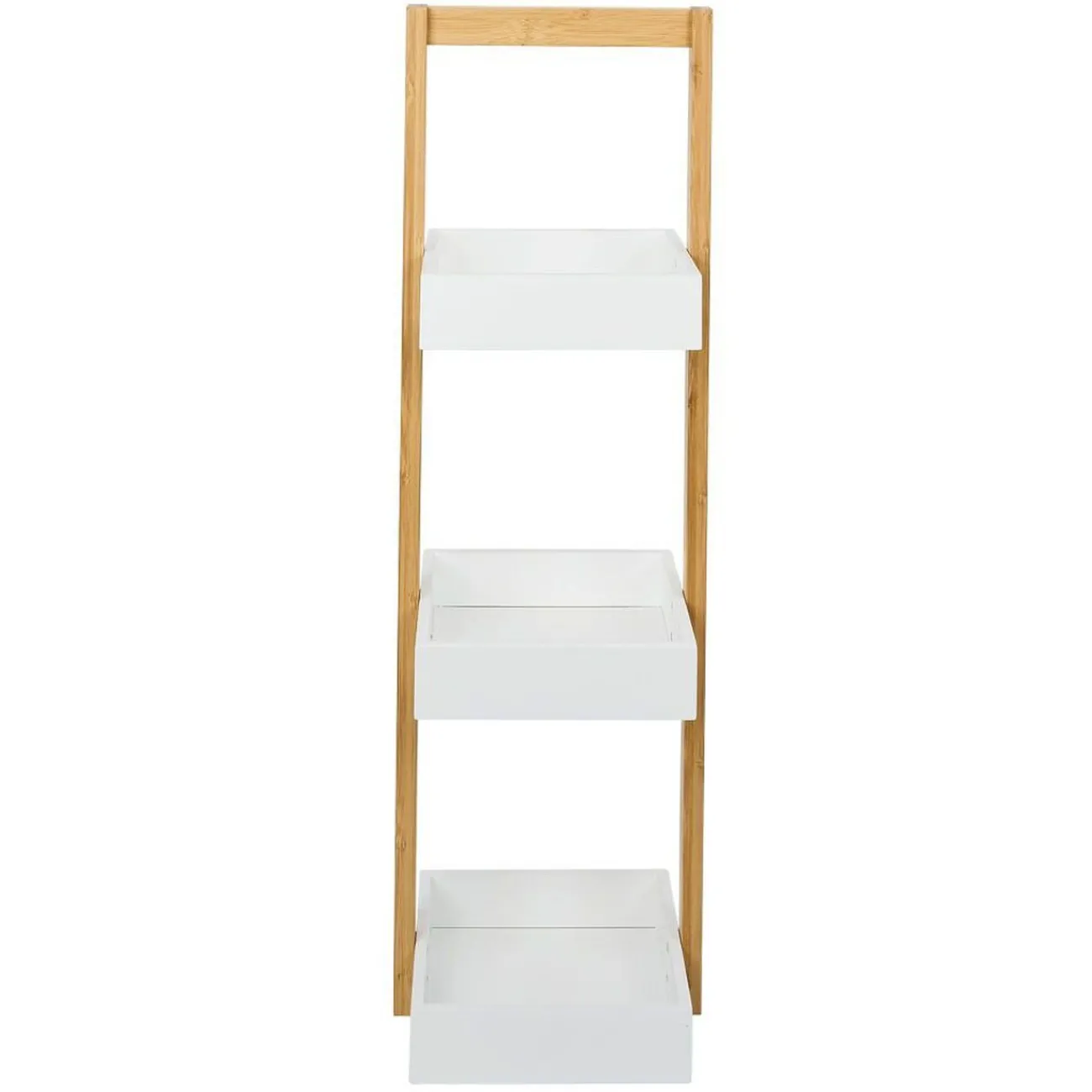 Gifi Aménagement Salle De Bain^Étagère de salle de bain à 3 niveaux bambou 22x24xH73cm