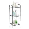 Gifi Equipement Douche^Étagère de salle de bain 3 niveaux en métal noir