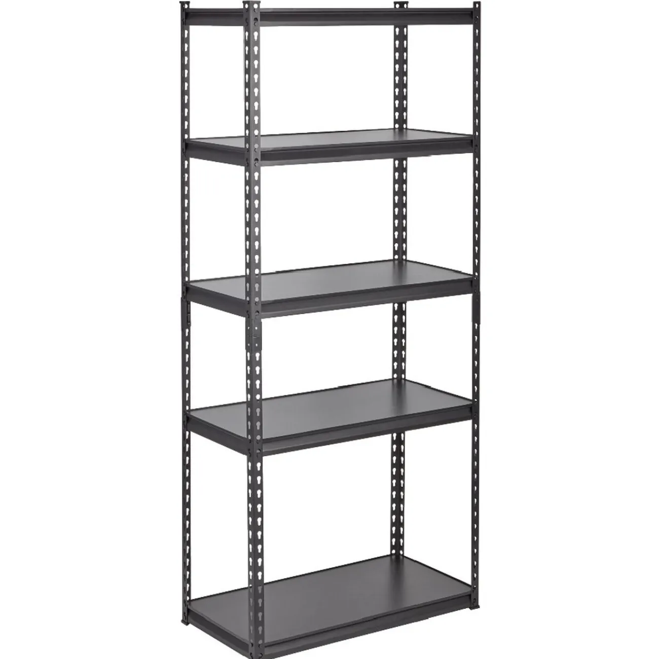 Gifi Rangement|Étagère en métal noir 5 niveaux
