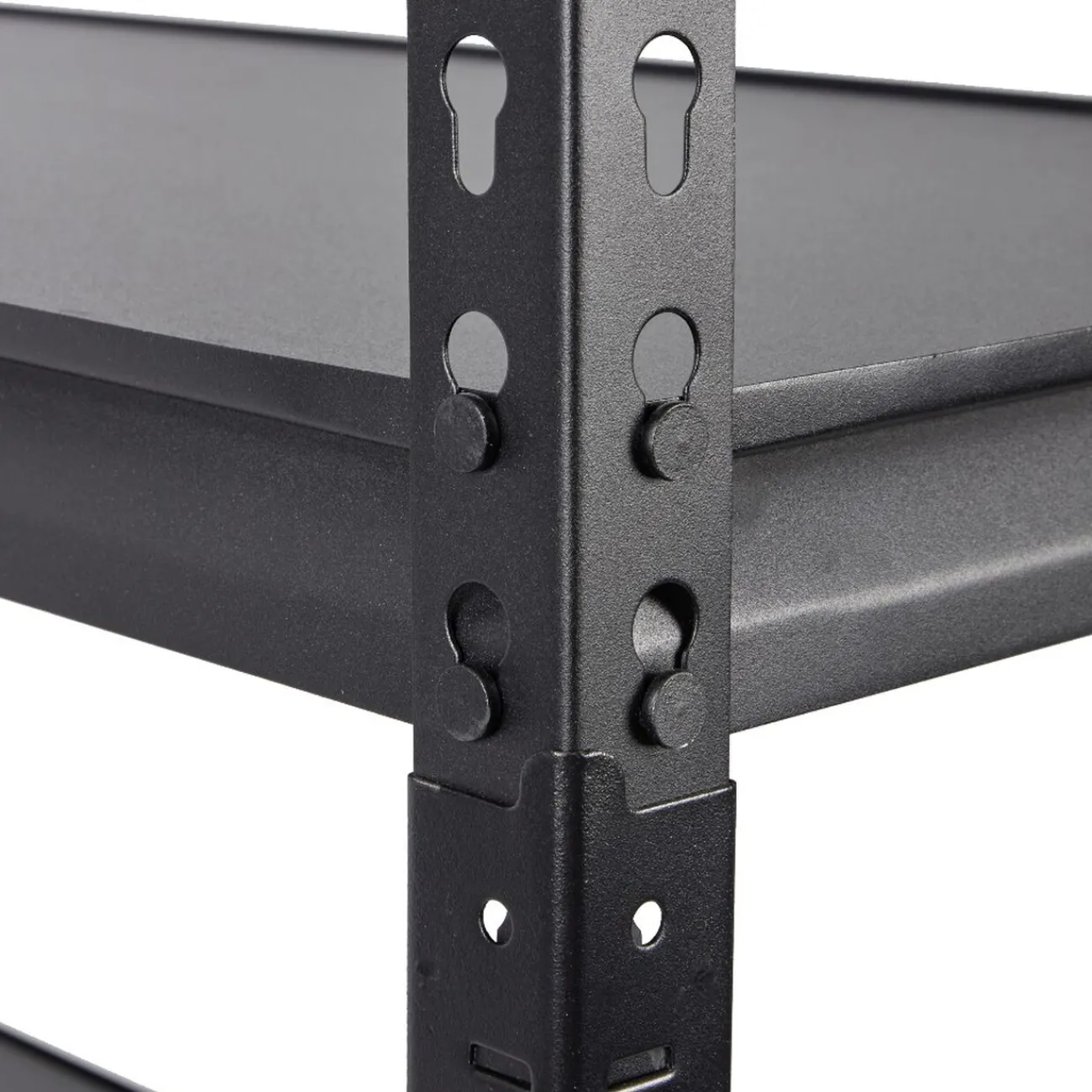 Gifi Rangement|Étagère en métal noir 5 niveaux