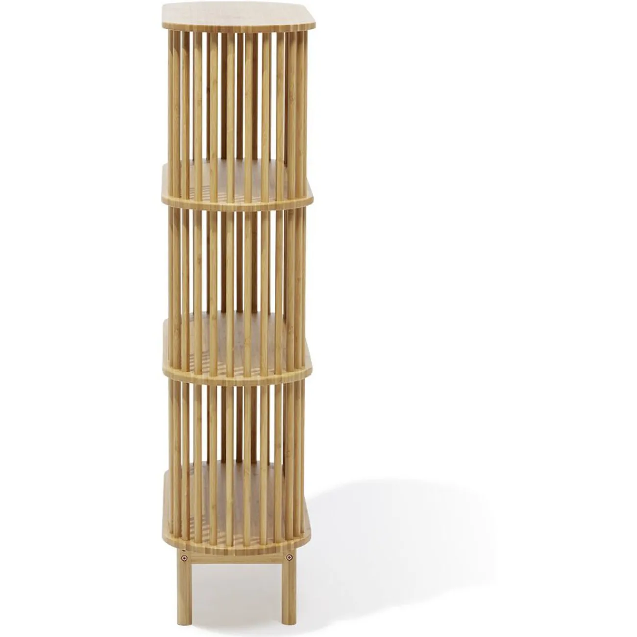 Gifi Rangement|Étagère Gaïa bambou naturel - L80xP30xH120 cm