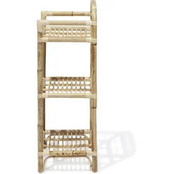 Gifi Rangement|Étagère Léonie rotin naturel - L40xP30xH86 cm
