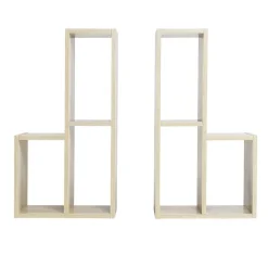 Gifi Rangement|Étagère modulable en bois x2