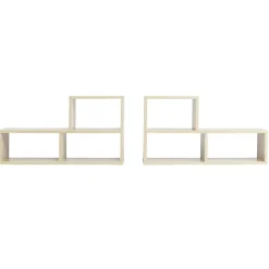 Gifi Rangement|Étagère modulable en bois x2