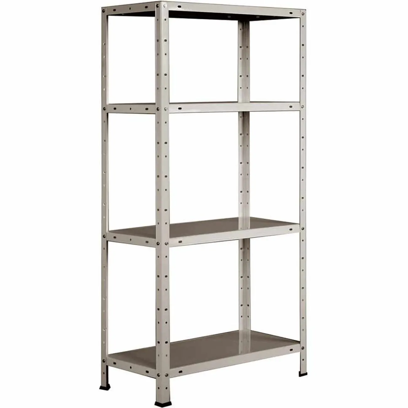 Gifi Rangement|Étagère métal blanc 4 niveaux